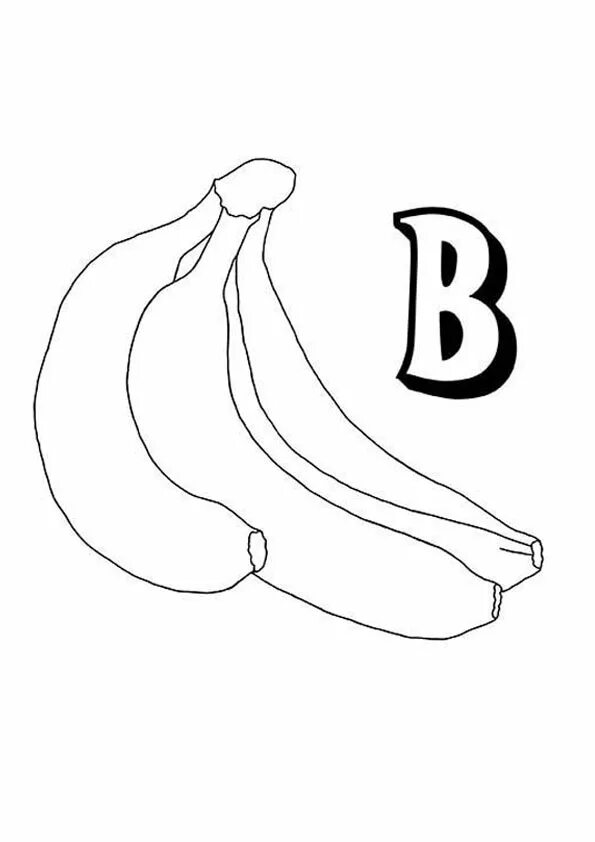 Как будет по английски банан. Банан раскраска. Бан бан раскраска. Банан раскраска для детей. Banana раскраска for Kids.