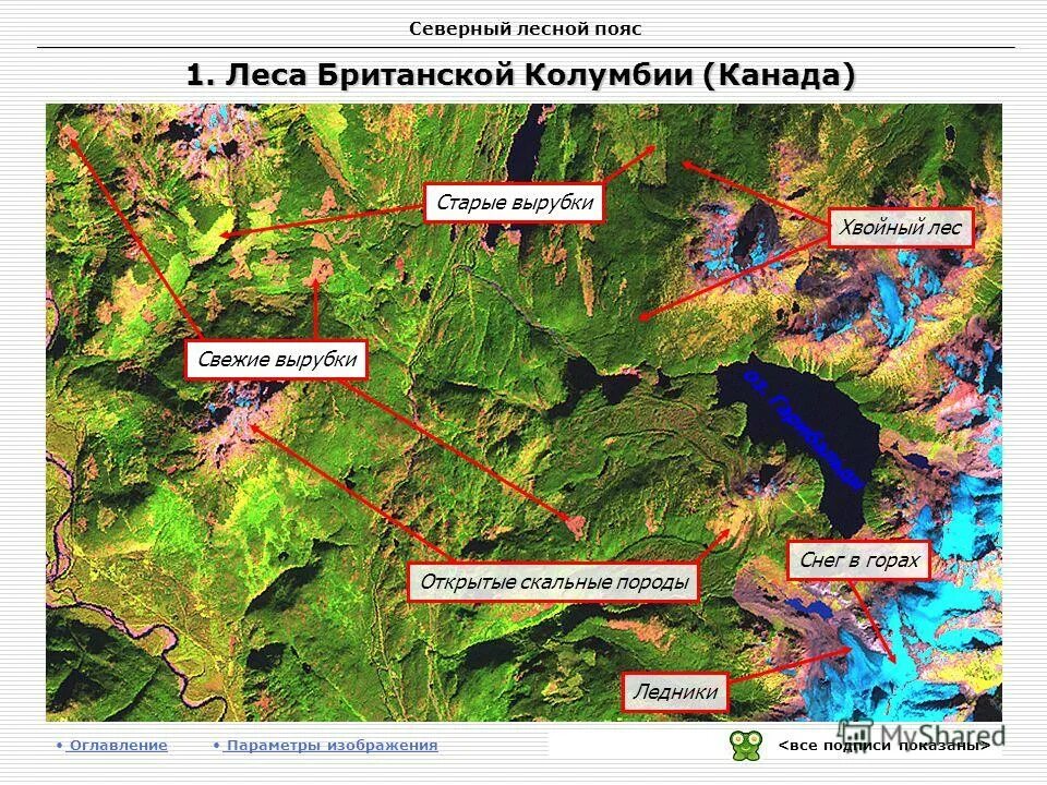 Северный пояс на карте