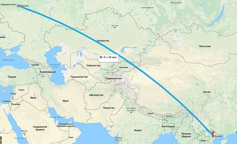 Сколько времени летит самолет. Путь на самолёте из москвы во вьетнам. маршрут самолета во вьетнам из москвы. карта полета из москвы во вьетнам. маршрут самолета москва вьетнам.