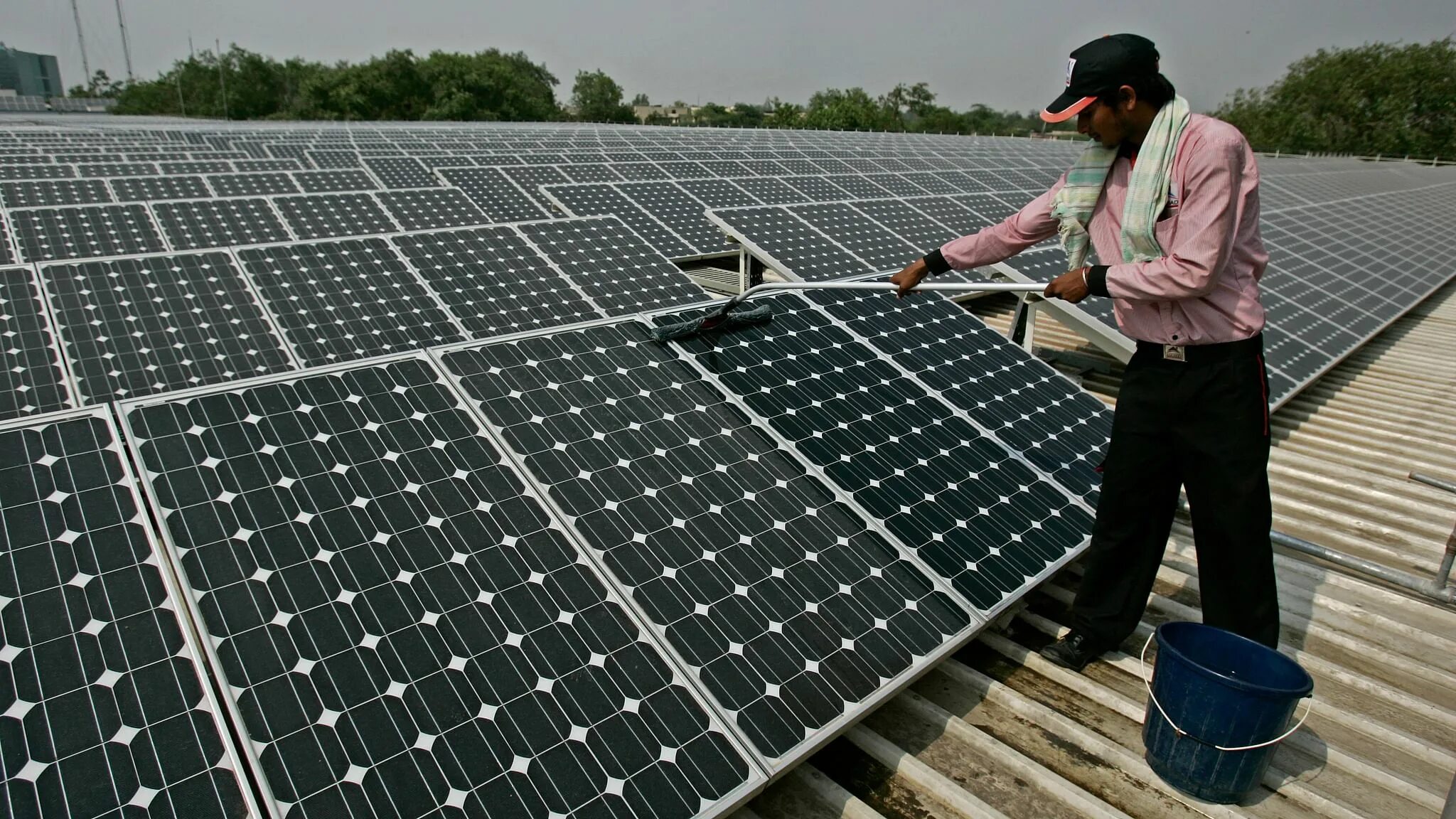 Using solar panel