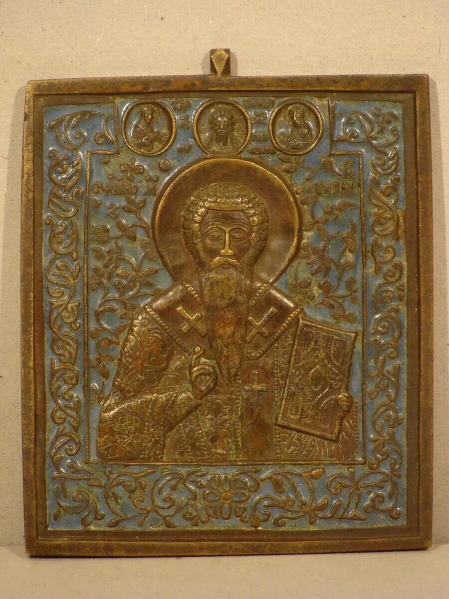 Икона в латунном окладе. Складень деисус 19 век. Мешок аукцион антиквариат иконы. Литые иконы. Складень 3-х створчатый.