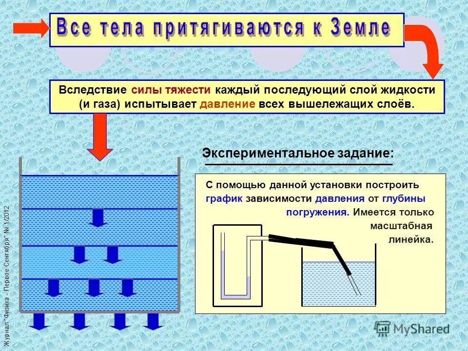 Почему давление в баке