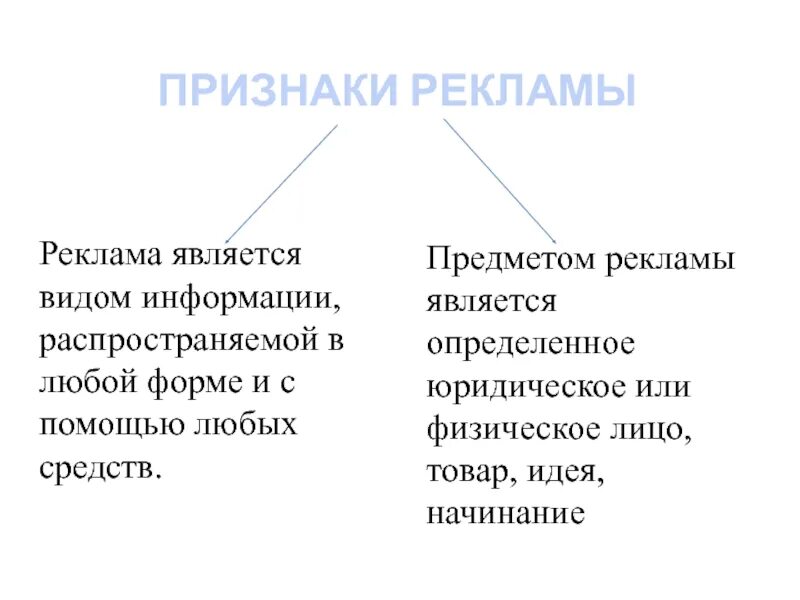 Отличает ее от других видов. Признаки рекламы. Понятие и признаки рекламной информации. Признаками рекламы являются. Экономические признаки рекламы.