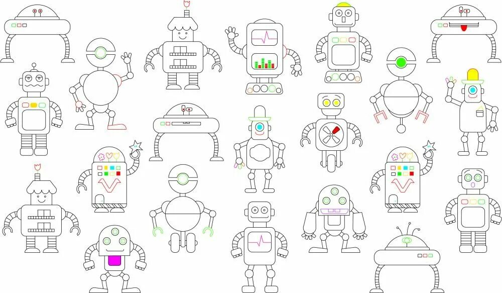 Роботы задания для детей. Задания с роботами для дошкольников. Робот рисунок. Рисунки роботов для срисовки.