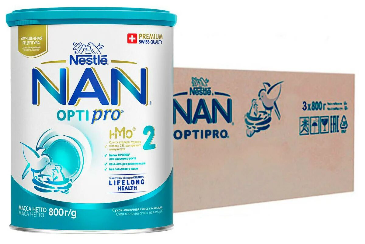Nan Optipro 1 800. Nan (Nestlé) 2 Optipro, с 6 месяцев, 800 г. Нестле нан 2 оптипро. Nan 2 Optipro 800.