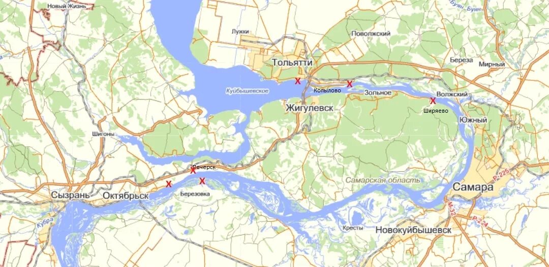 2 берега где находятся. Карта Волги Самара. Новый мост через Волгу в Самарской области на карте Самары. Река Волга в Самарской области на карте.
