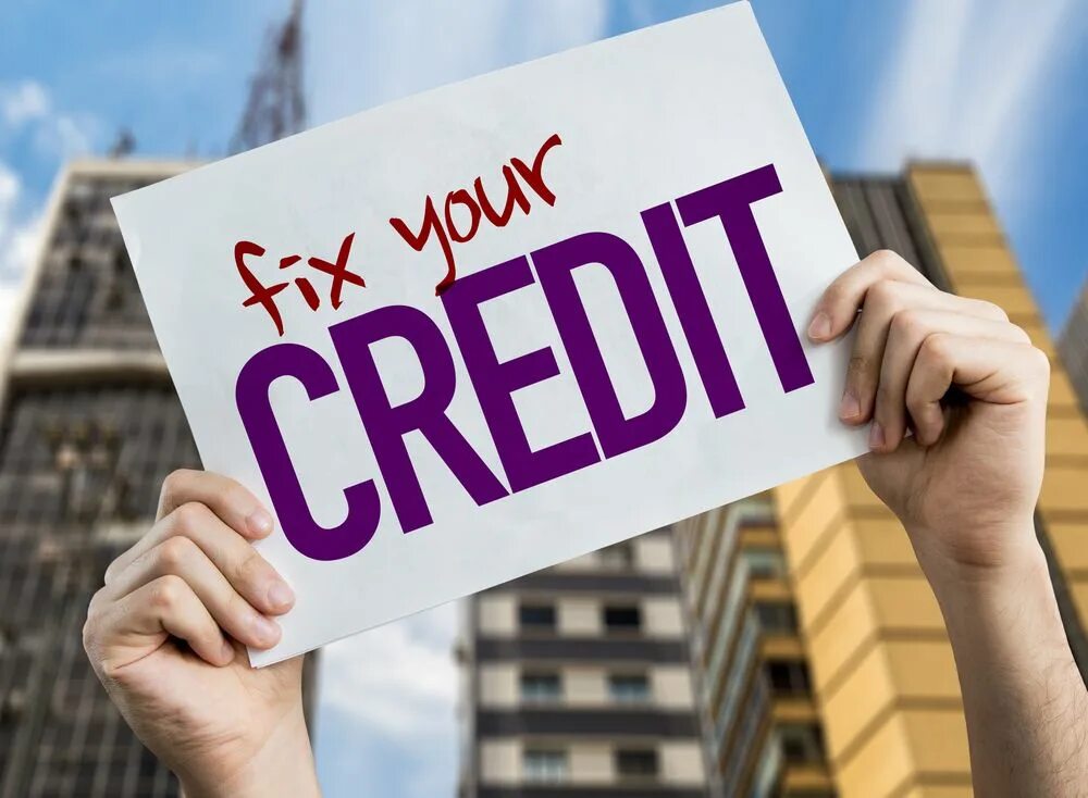 Hold to fix. Credit repair. gusta credit. to fix. credit lower.