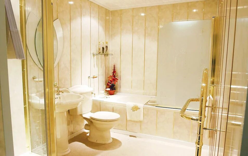 как обшить ванную пластиковыми панелями пошагово