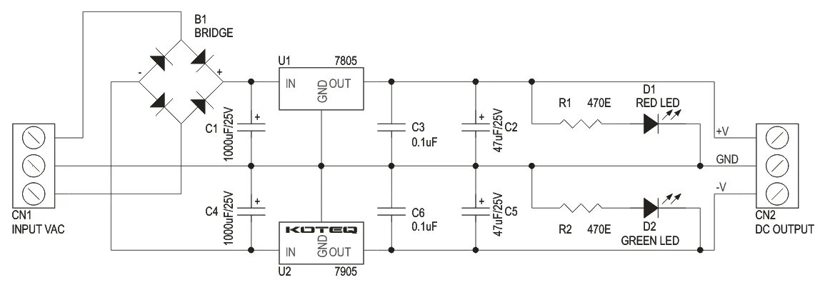 2 of the 7805 voltage regulators in core parts have the wrong pinout. - Issue #3