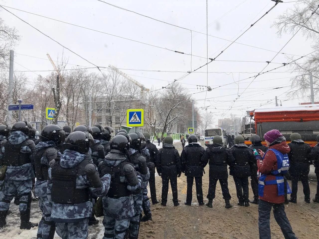 Протесты в России 31 января. Задержание на митинге в Москве. Протесты Навального. Митинг 31