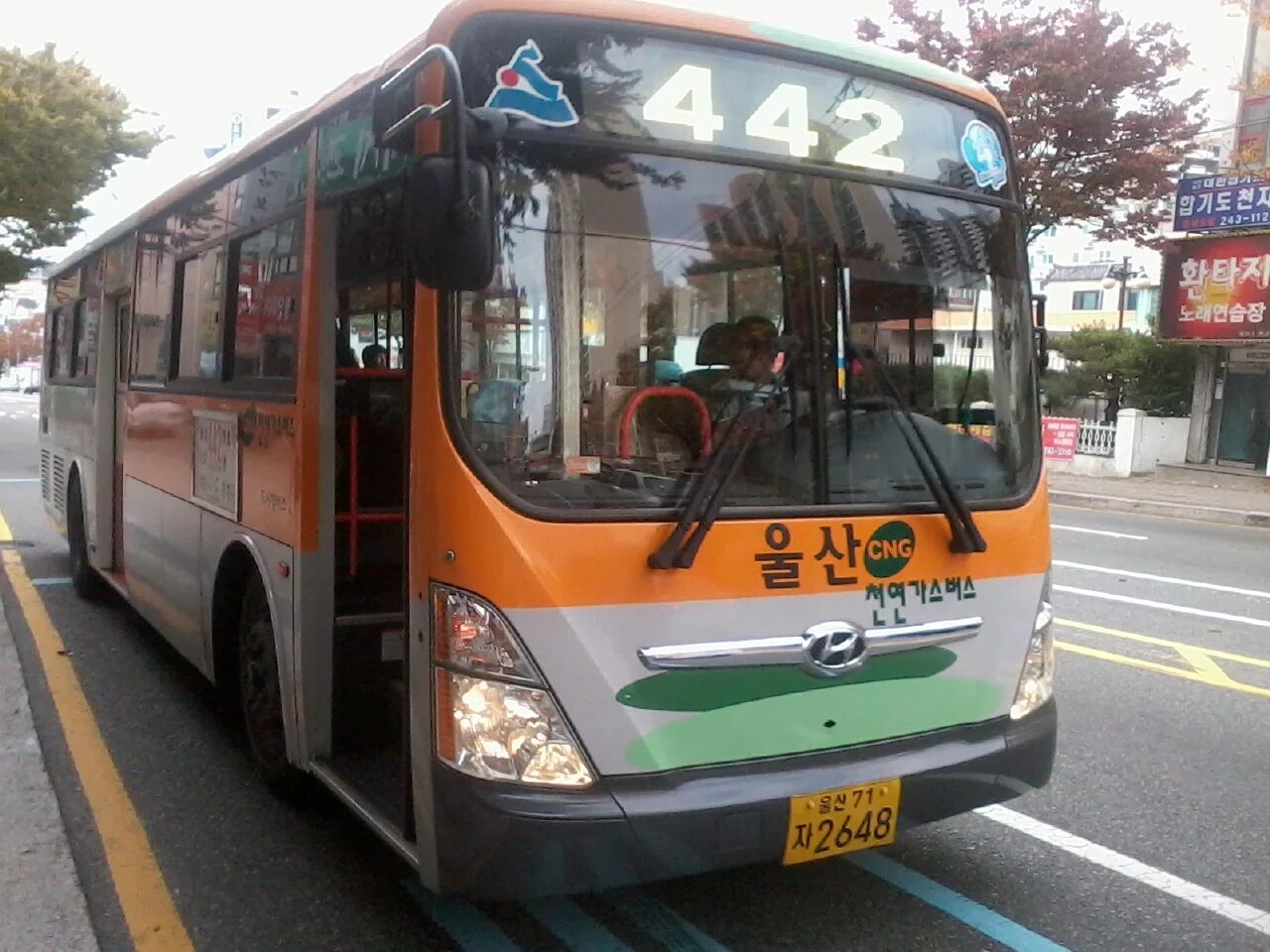 442 Автобус. Фото Ульсан автобус. Ulsan City Bus.