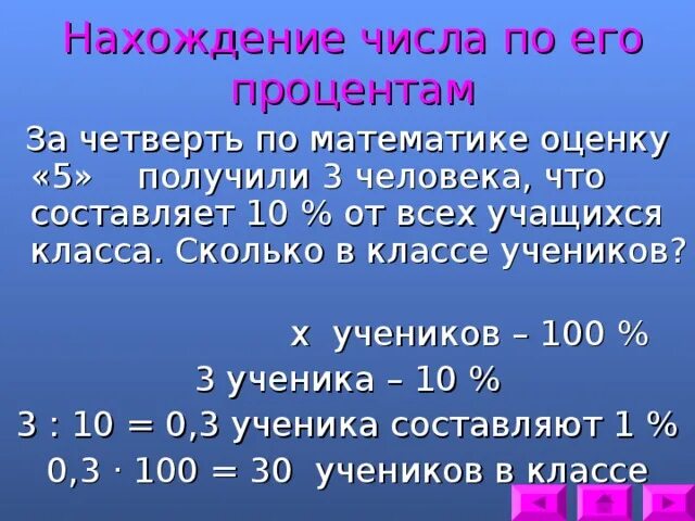 75 процентов в доле. Нахождение числа по проценту. Нахождение числа по его %. Нахождение числа по процентам 5 класс. Задачи на нахождение числа по проценту.