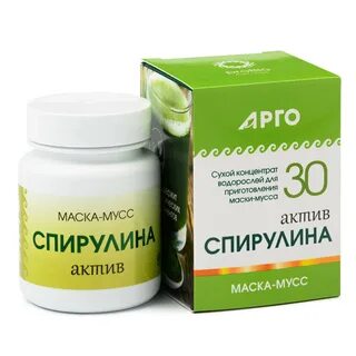 Маска для лица со спирулиной от морщин