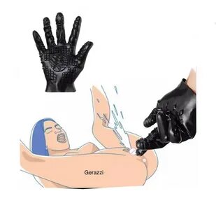 Masturbating Glove Magic Finger Sex Glove Prostate Sex image 1.