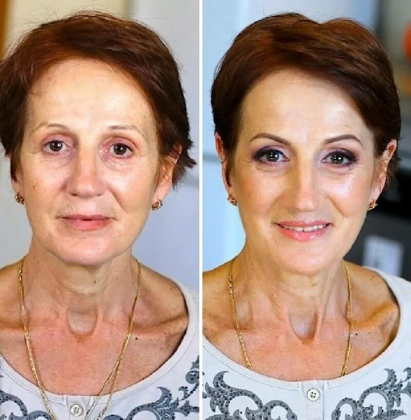 Женщина после 40 изменения. Возрастной макияж. Омолаживающий макияж. Лифтинг макияж. Возрастной макияж для женщины 50+.