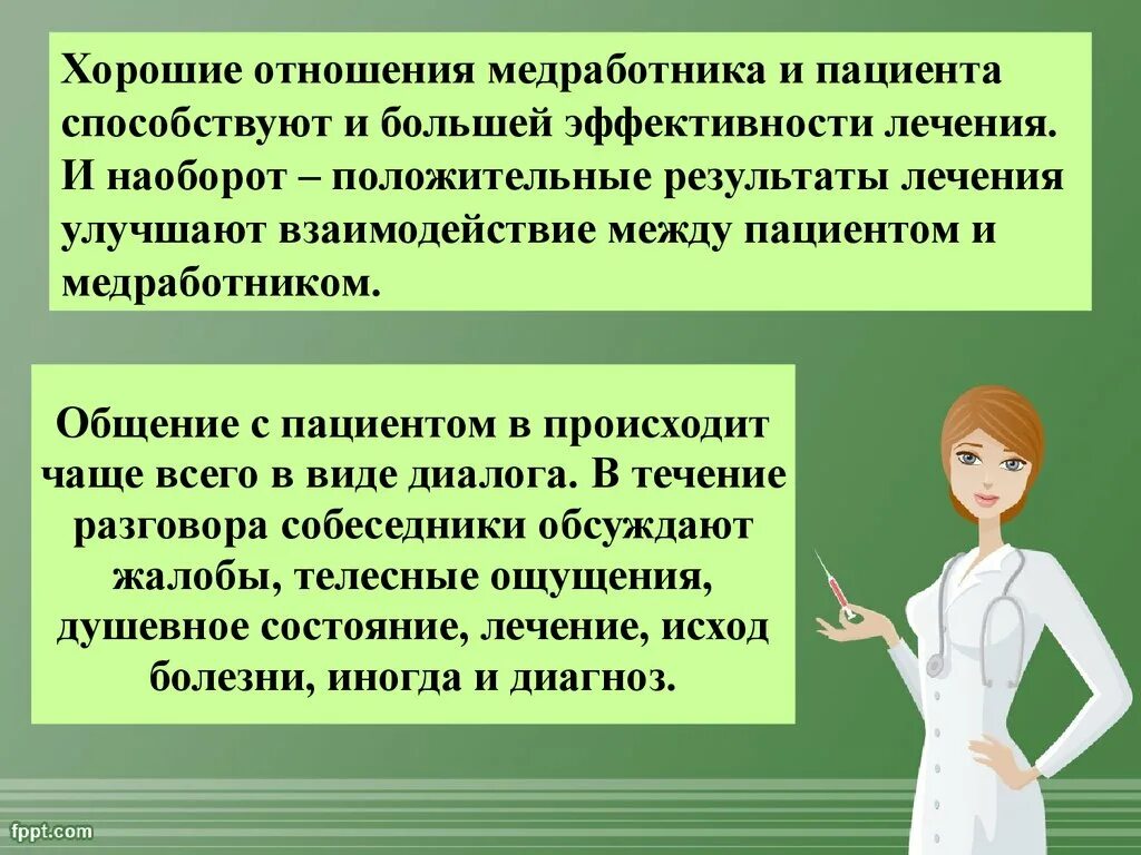 Психология общения медработника и пациента. Взаимоотношения медработников. Отношение медработника к пациенту. Что такое общение в профессиональной деятельности врача?. Отношения между больными