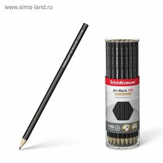 Карандаши шестигранные с ластиком