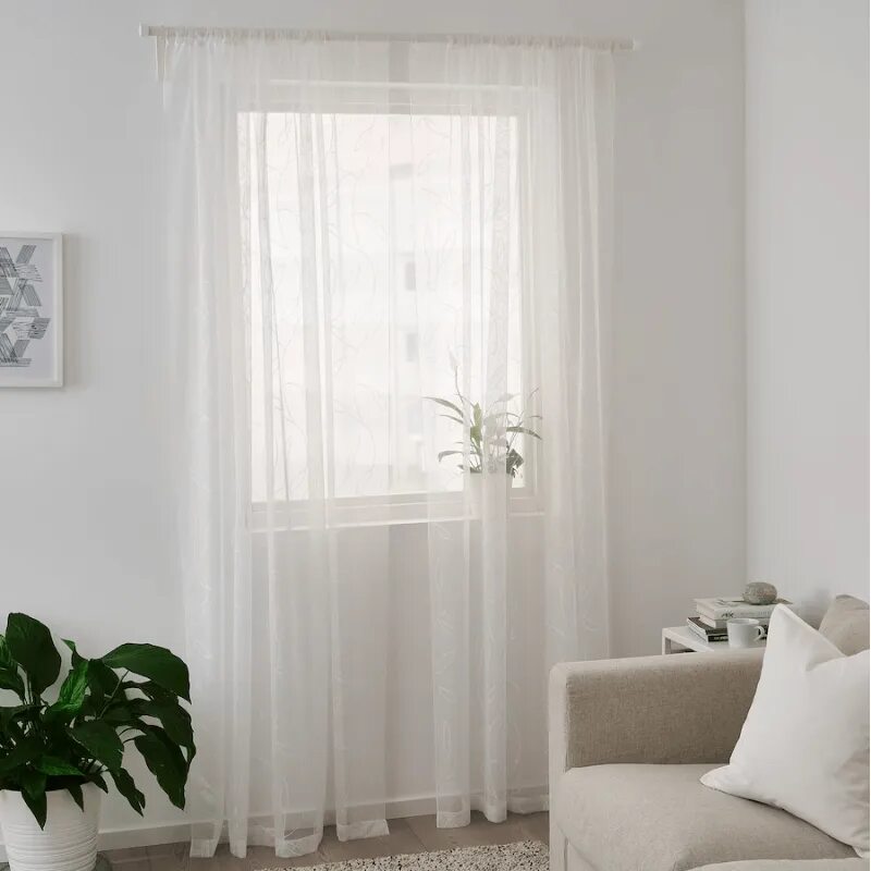 Vue Elements 1-panel Vaughn Semi-Sheer Window Curtain, Panel curtains, Curtains,