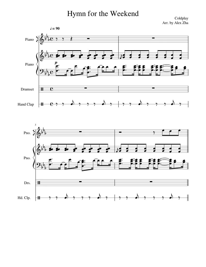 Hymn for the weekend текст. Hymn for the weekend Ноты. Coldplay Hymn for the weekend Ноты. Hymn for the weekend Ноты для фортепиано. Hymn for the weekend на пианино.