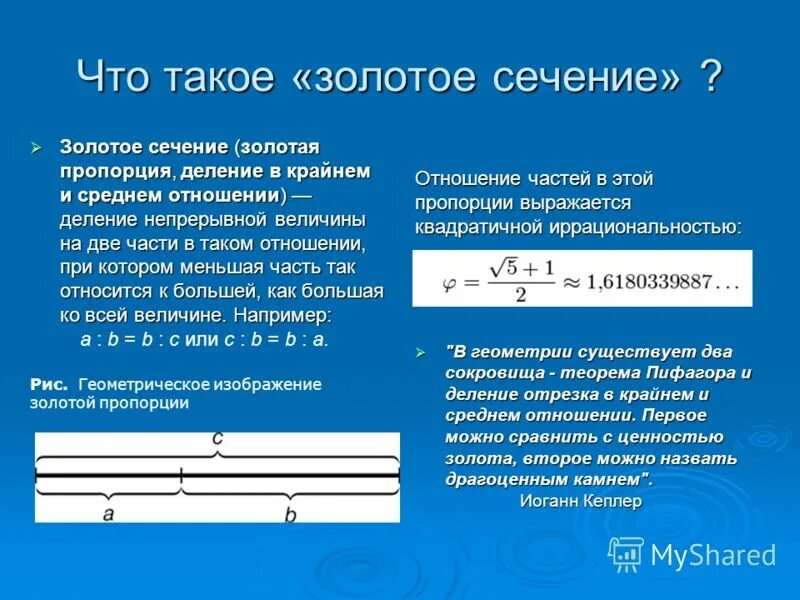 Непрерывное деление. Золотое сечение программиста. Деление пропорций. Золотая пропорция в задаче о кроликах. Как числа Фибоначчи относятся к делению в крайнем и среднем отношении.