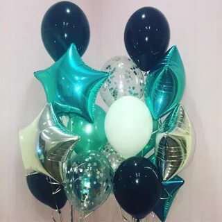 Шары изумрудного цвета