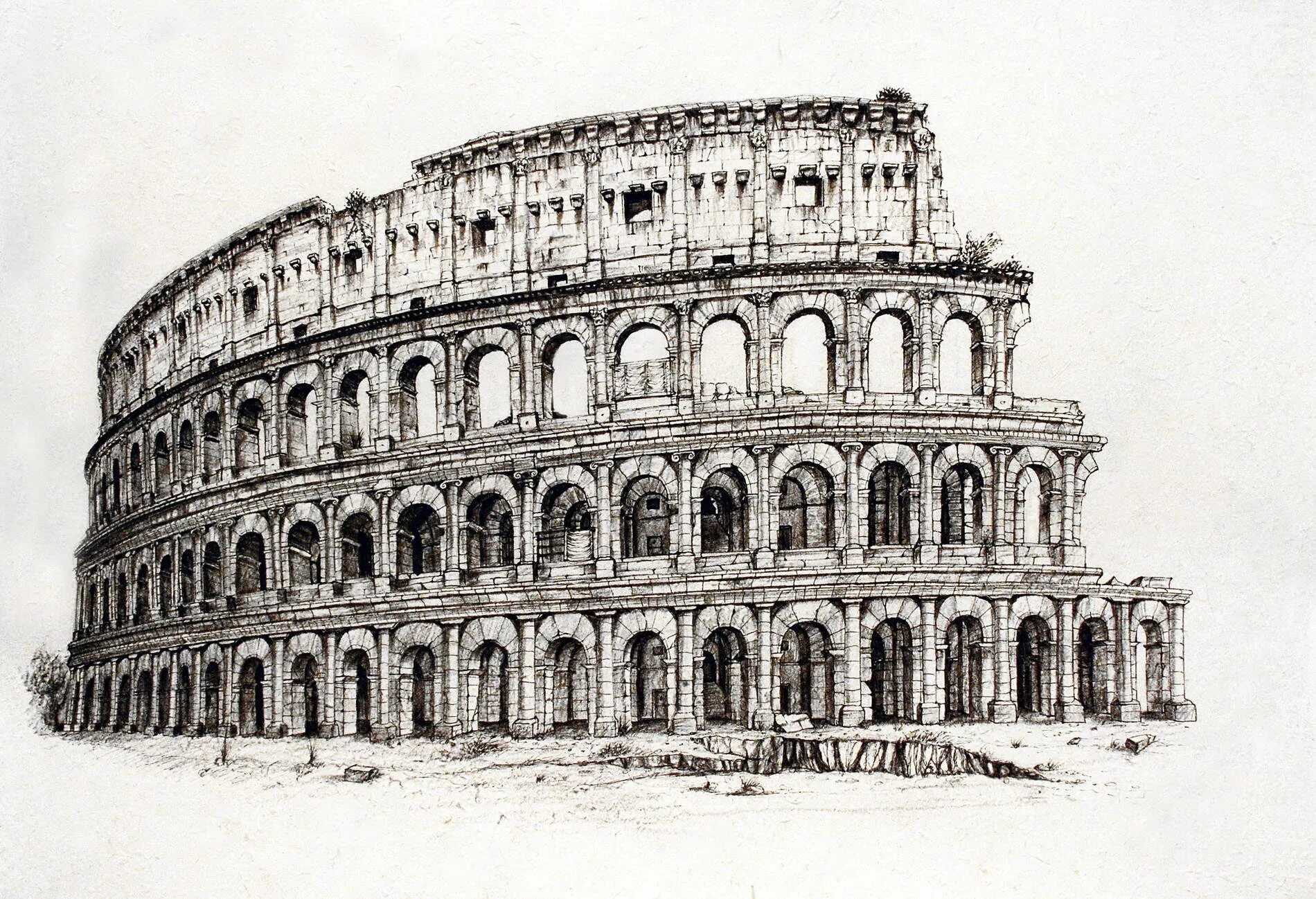 Колизей в древнем Риме рисунок. Рим Колизей Графика. Колизей в Риме карандашом. Рим древний Рим чб. Колизей возрождение