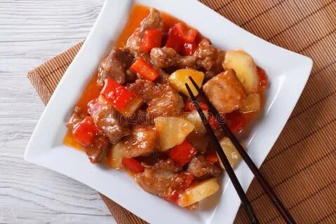 Овощи в соусе с крахмалом