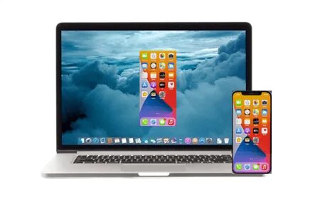 Экран iphone на mac