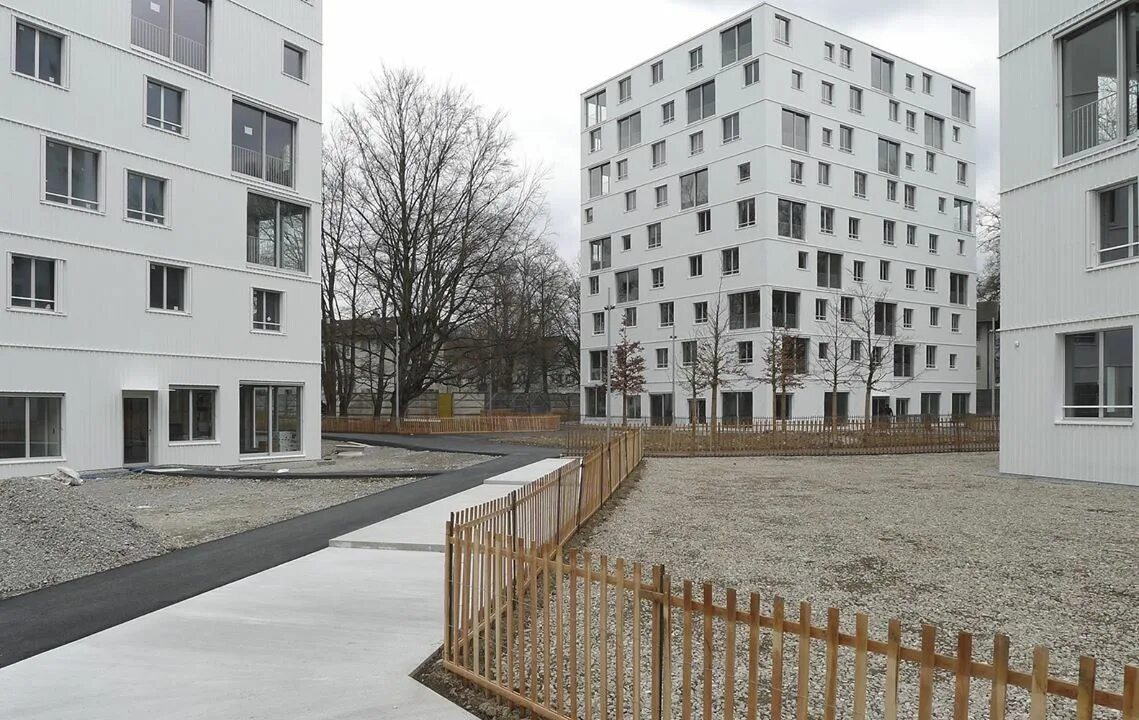 Социальное жилье в санкт петербурге. La fontenette social housing. швейцария. социальное жилье. социальное жилье в европе. современные панельные дома.
