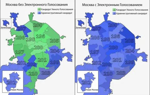 Как проголосовали москва и питер