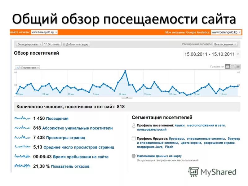 Статистика посещаемости сайта. Статистика посещений страницы сайта. Посещение.