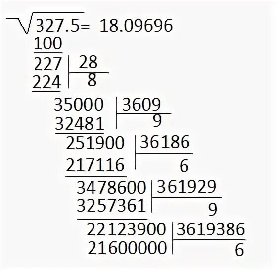 Найти корень столбиком. Извлечение квадратного корня столбиком. Извлечение корня на бумаге. Квадратный корень на бумаге. Квадратный корень в столбик.