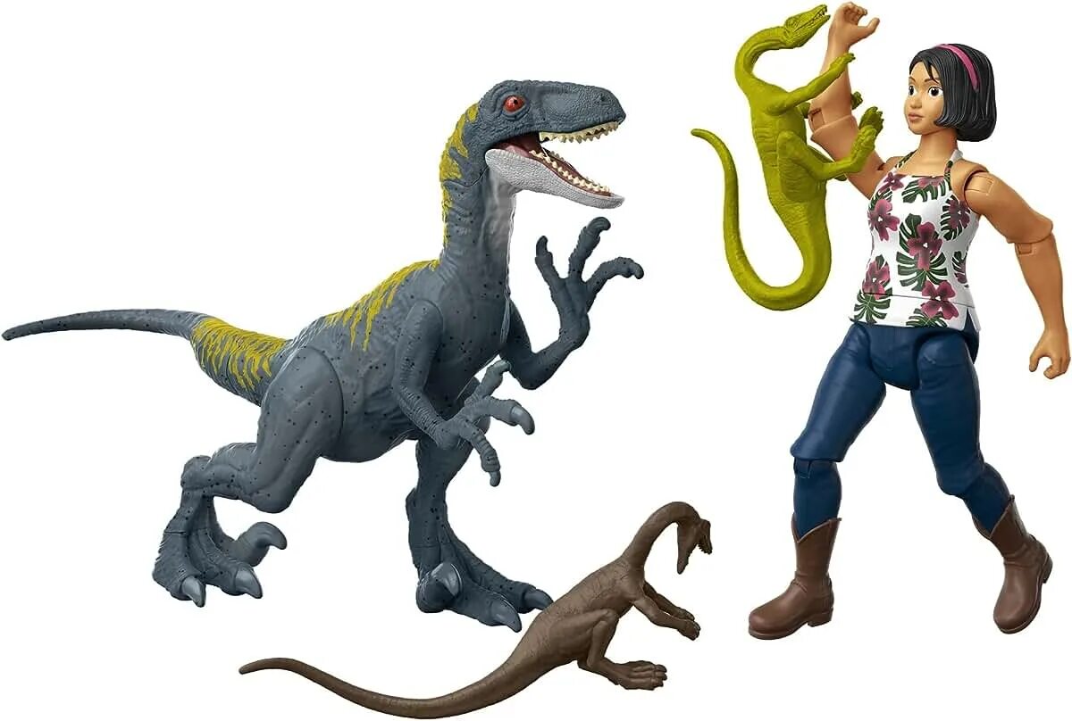 Дино и человек. Игрушки Jurassic World Dino Escape. Mattel Jurassic World Велоцираптор. Mattel Jurassic World Camp Cretaceous игрушка. Монолофозавр Jurassic World Camp Cretaceous.