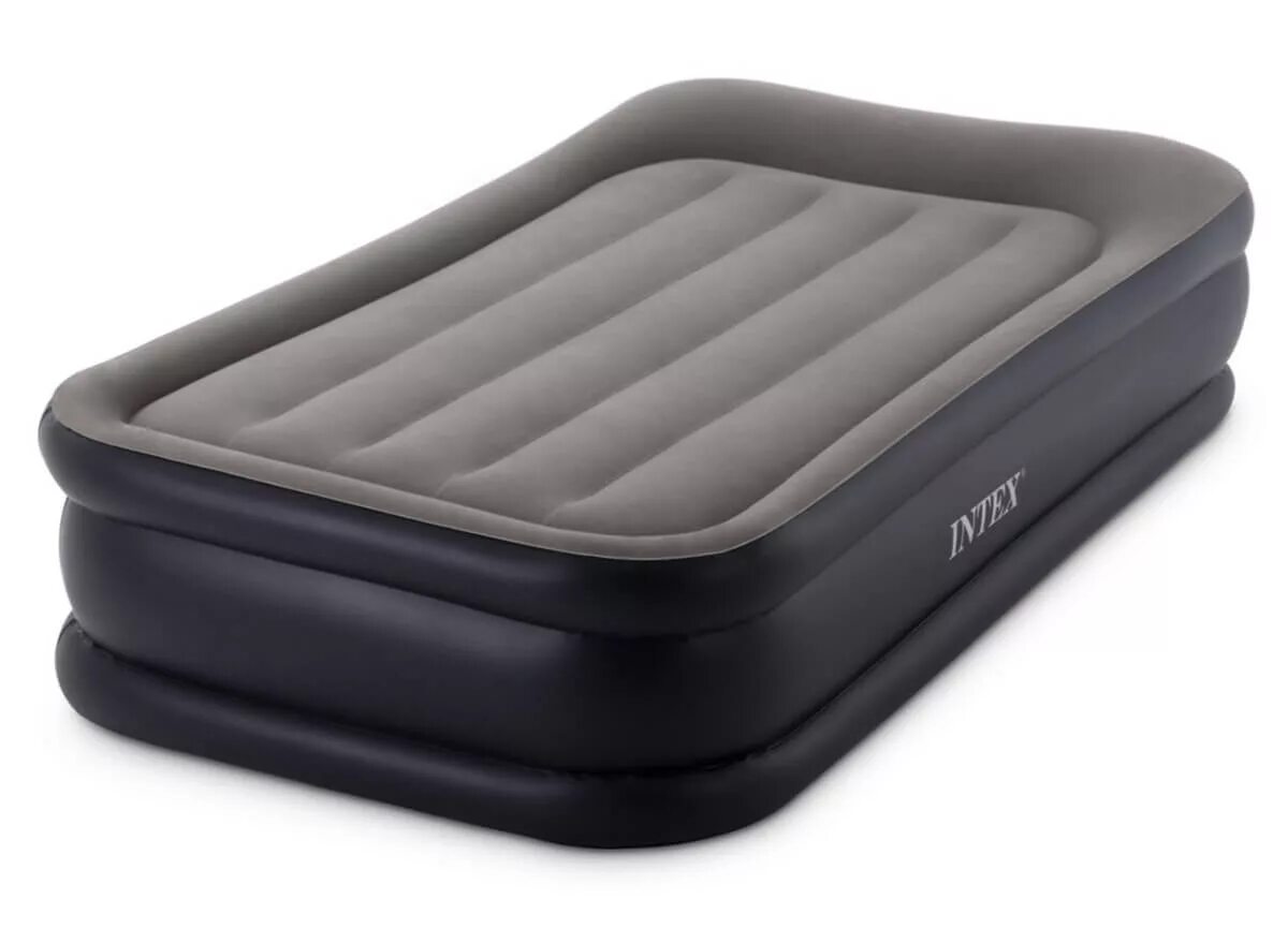 Омск купить матрас кровать. Надувная кровать Intex Deluxe Pillow rest raised Bed (64136). Deluxe Pillow rest raised Bed 99х191х42см. Надувная кровать Intex 64132. Надувная кровать Intex Deluxe Pillow rest raised 64132.