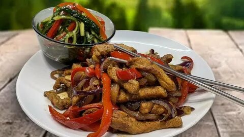 Мясо по тайски с овощами рецепт