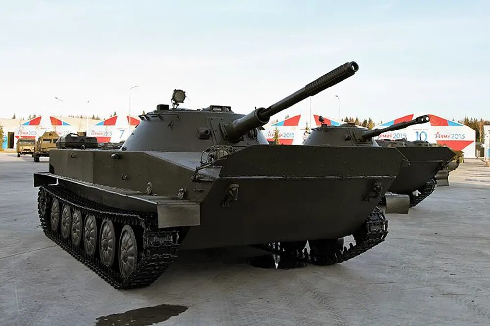 Плавающий танк ПТ-76Б (СССР) Dogswar.ru - Стрелковое оружие, военная техника, во