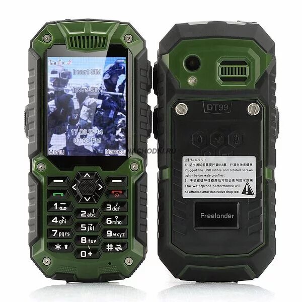 Мобильный телефон а 40. Китайский телефон Freelander. Rugged Phone from China.