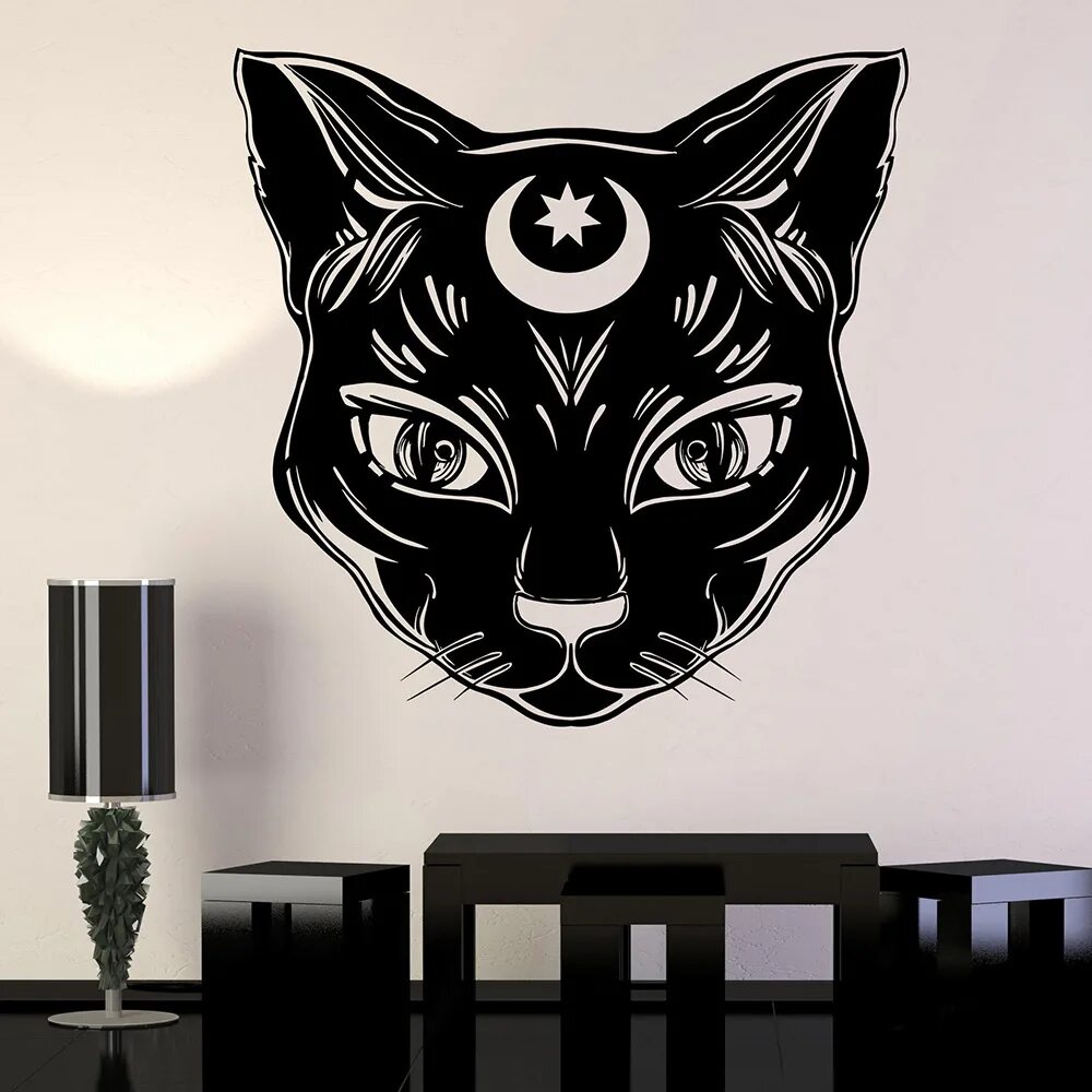 Стикеры черный кот. Наклейки на стену коты черные. Интерьерные наклейки на стену котики. Стена для кошек. Наклейка на стену кот черный.