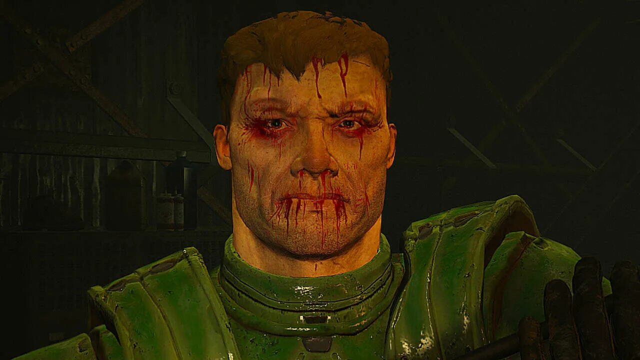 Лицо думгая