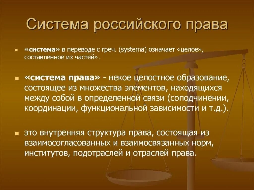 Современное законодательство рф