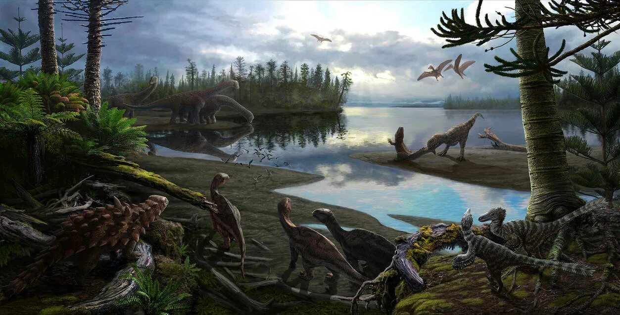 Меловой период мезозойской эры. Юрский период мезозойской эры. Динозавры мезозойской эры. Животные Юрского периода мезозойской эры.