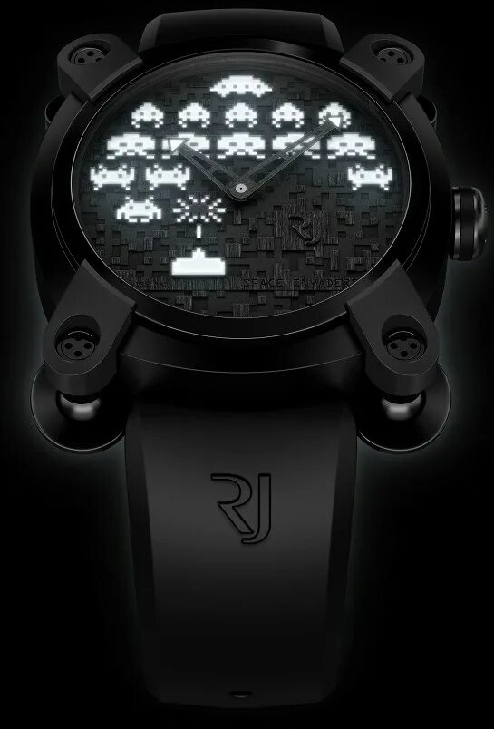 Часы space watch. Romain Jerome Space Invaders. Romain Jerome Apollo. Romain Jerome ручка Аполлон. Космические наручные часы.