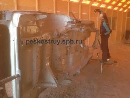 Пескоструйная обработка днища спб