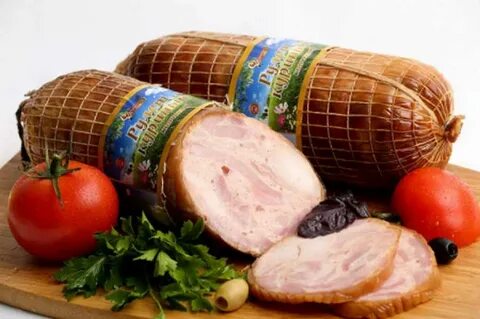 Копченая курица колбаса