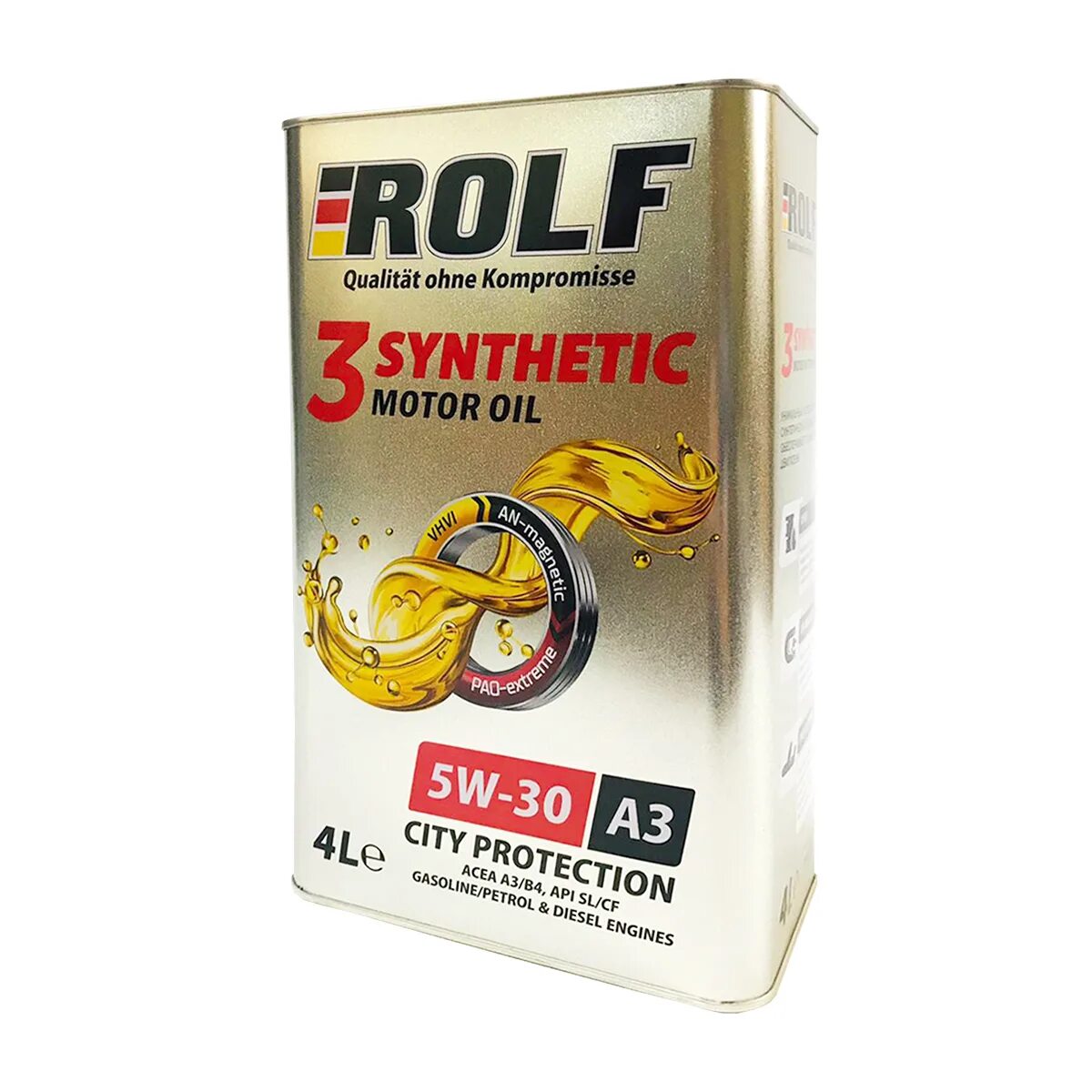 Моторное масло Rolf 3-Synthetic 5w-30, 4 л синтетическое. РОЛЬФ 3 синтетик 5w30. Rolf 3-Synthetic синт. 5w. Rolf 3-Synthetic 5/40 a3/b4. Характеристики моторного масла рольф