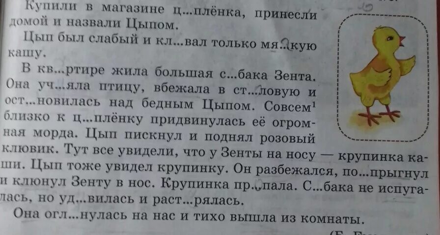 Слово цыпа. Цыплёнок цып первое чтение с заданиями. Предложение со словом цыпленок 1 класс. Маленький рассказ про цыпу. Цып как пишется.