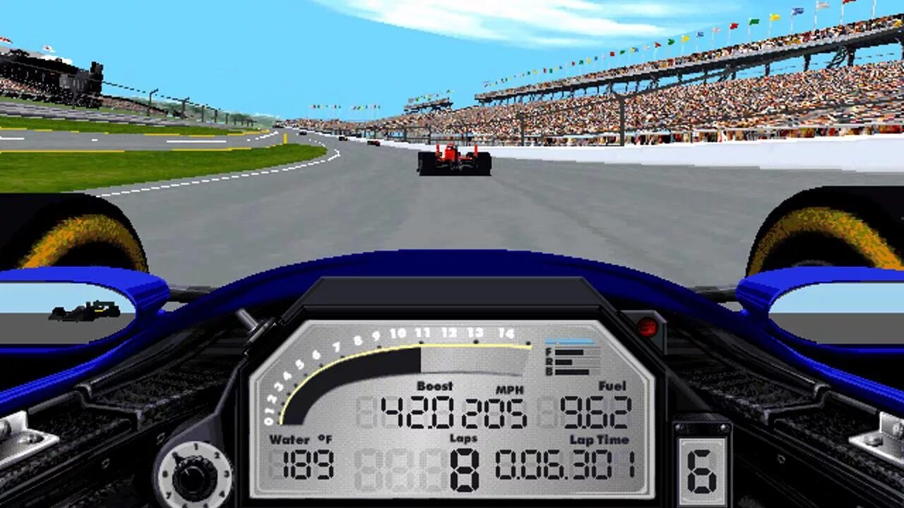 Индикар 1996. INDYCAR Racing 2. Игра Indianapolis 500: the Simulation. Игра Paco car Racing 2.