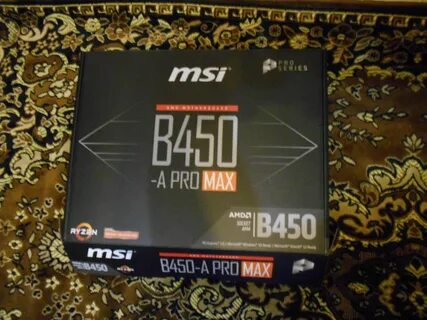 Ms b450 a pro max