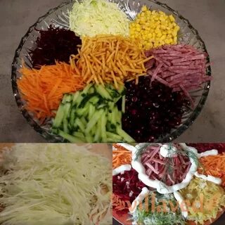 Салат огород с чипсами рецепт