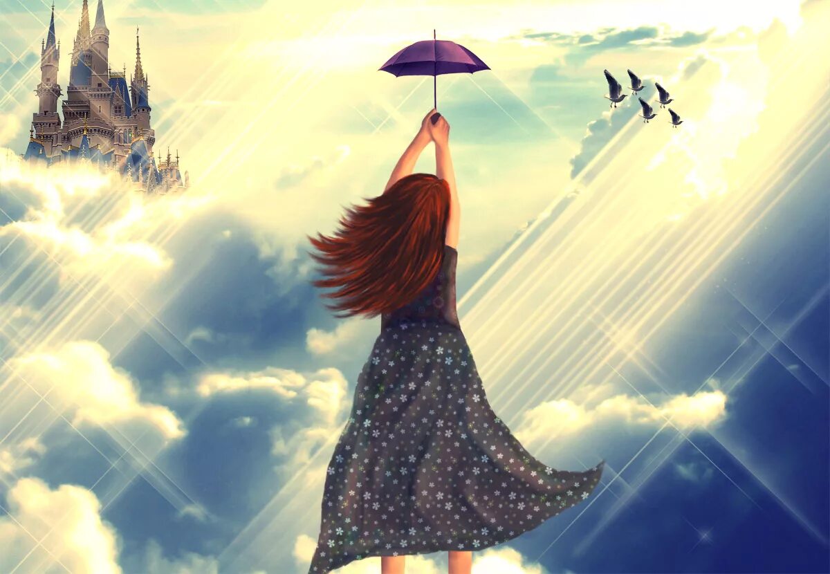 мечта иллюстрация. я мечтатель. девушка летает. я мечтательно смотрела куда то вверх. я мечтательно смотрела куда то вверх.